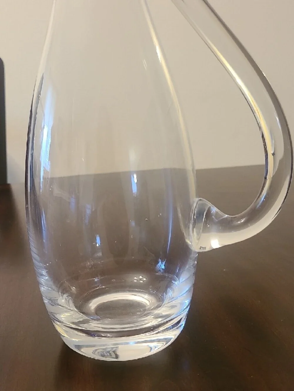 Clear Glass Wine Decanter Tilt Handle - Capacity 1000 ml